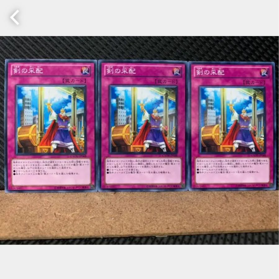 【ぽぽたん】遊戯王 2129 剣の采配 3枚 ノーマル