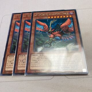 遊戯王　未界域のサンダーバード レア　3枚　