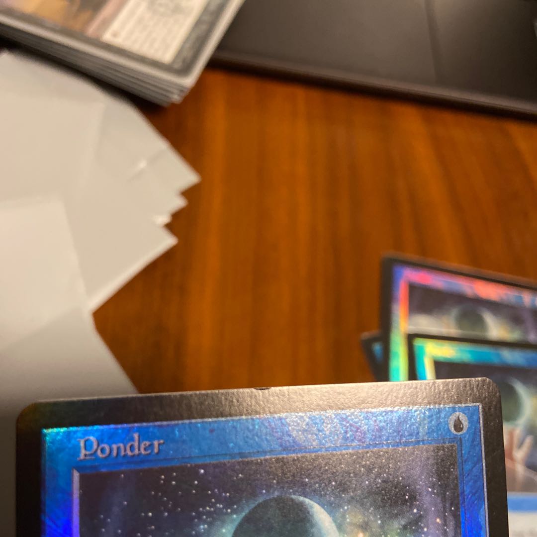 Ponder English old frame foil set of 4 Time Spiral Remastered