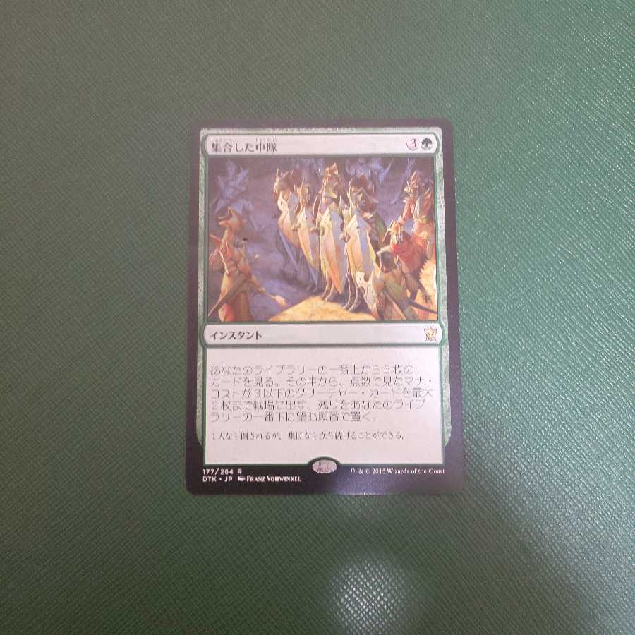 集合した中隊 1枚