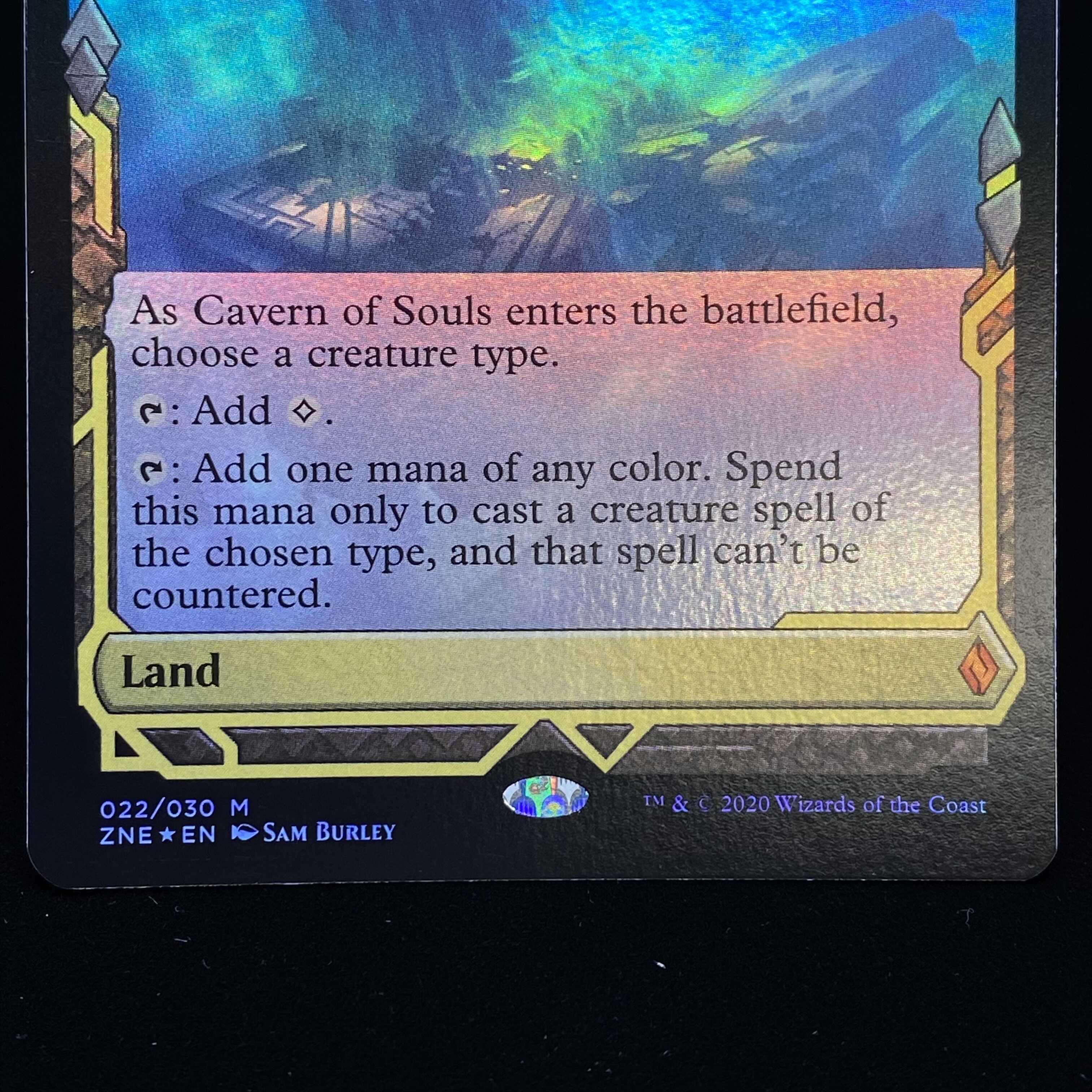 Cavern of Souls English foil ZNE Expedition Boxtopper