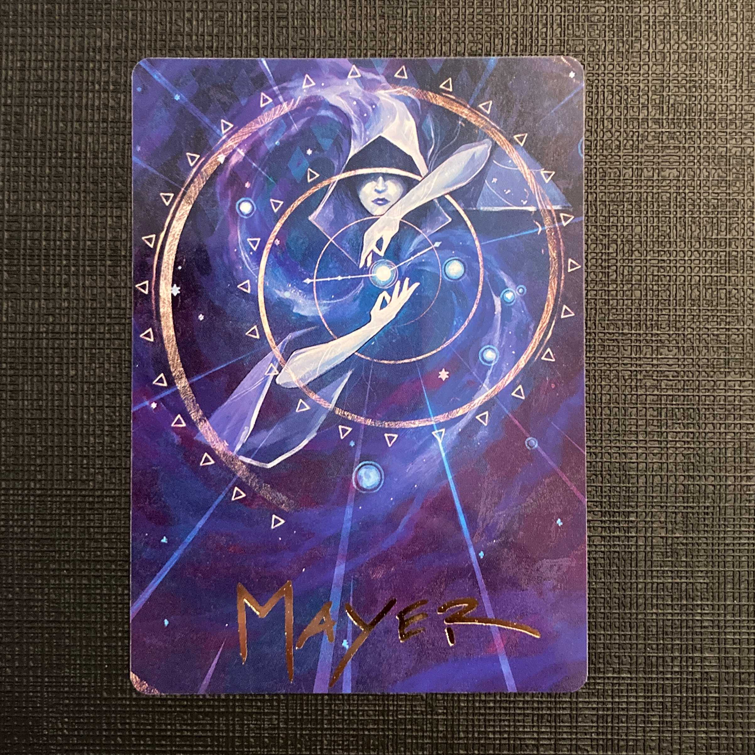 STX【時間のねじれ】日本語 箔押しアートカード