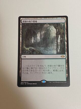 新緑の地下墓地