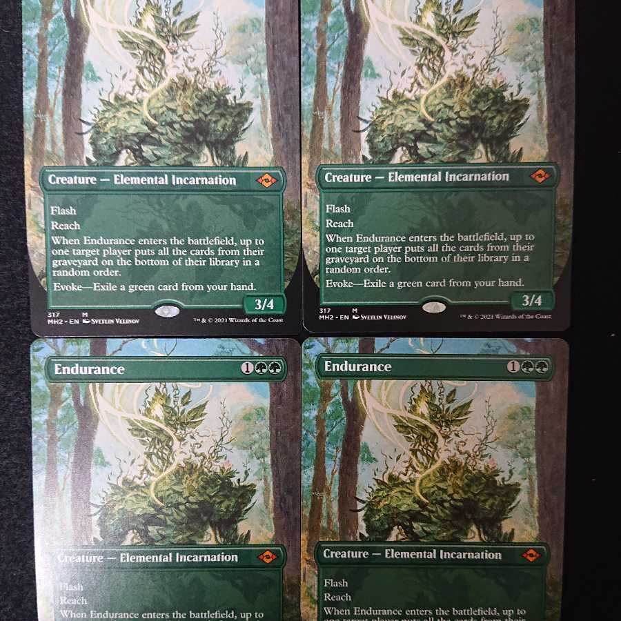 忍耐 英語 ボーダーレス 4枚