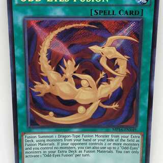 遊戯王 英語 オッドアイズ・フュージョン 1st MP16 シークレット シク