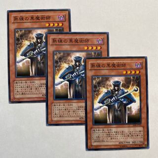 熟練の黒魔術師 ノーマル3枚