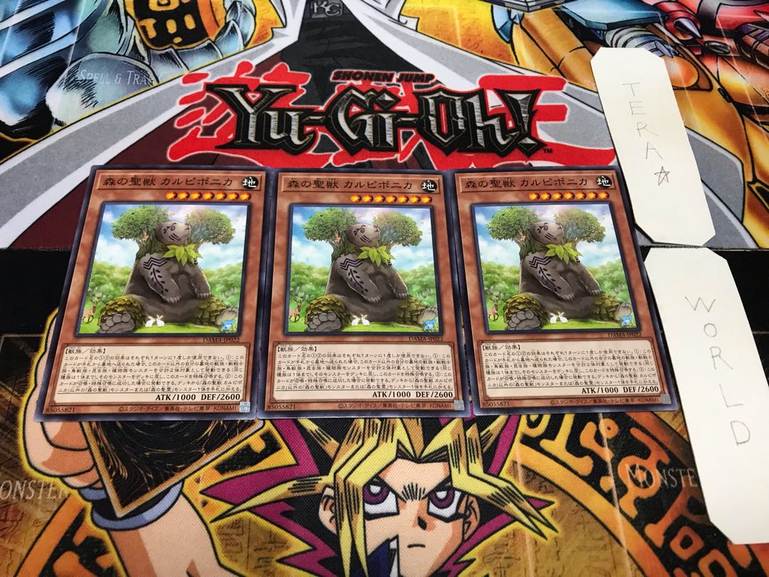 Carpiponica, Mystical Beast of the Forest Normal 3-card set Terra