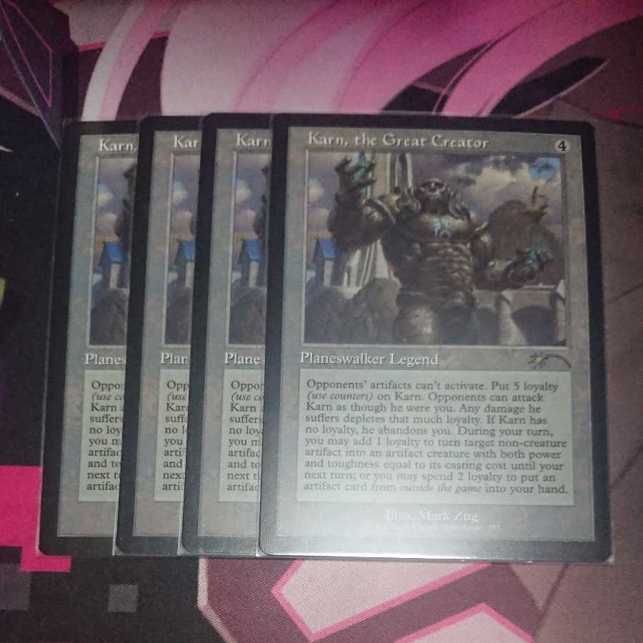 Karn, the Great Creator secret lair 4 sheets