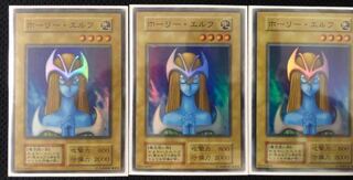 Early Yu-Gi-Oh! (3) Holy Elf set of 3