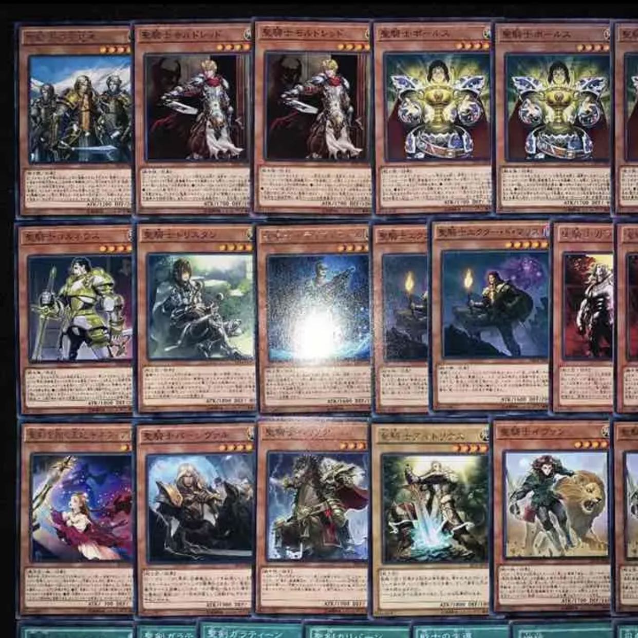 遊戯王　ガチ構築！！聖騎士デッキ40枚+EX15枚