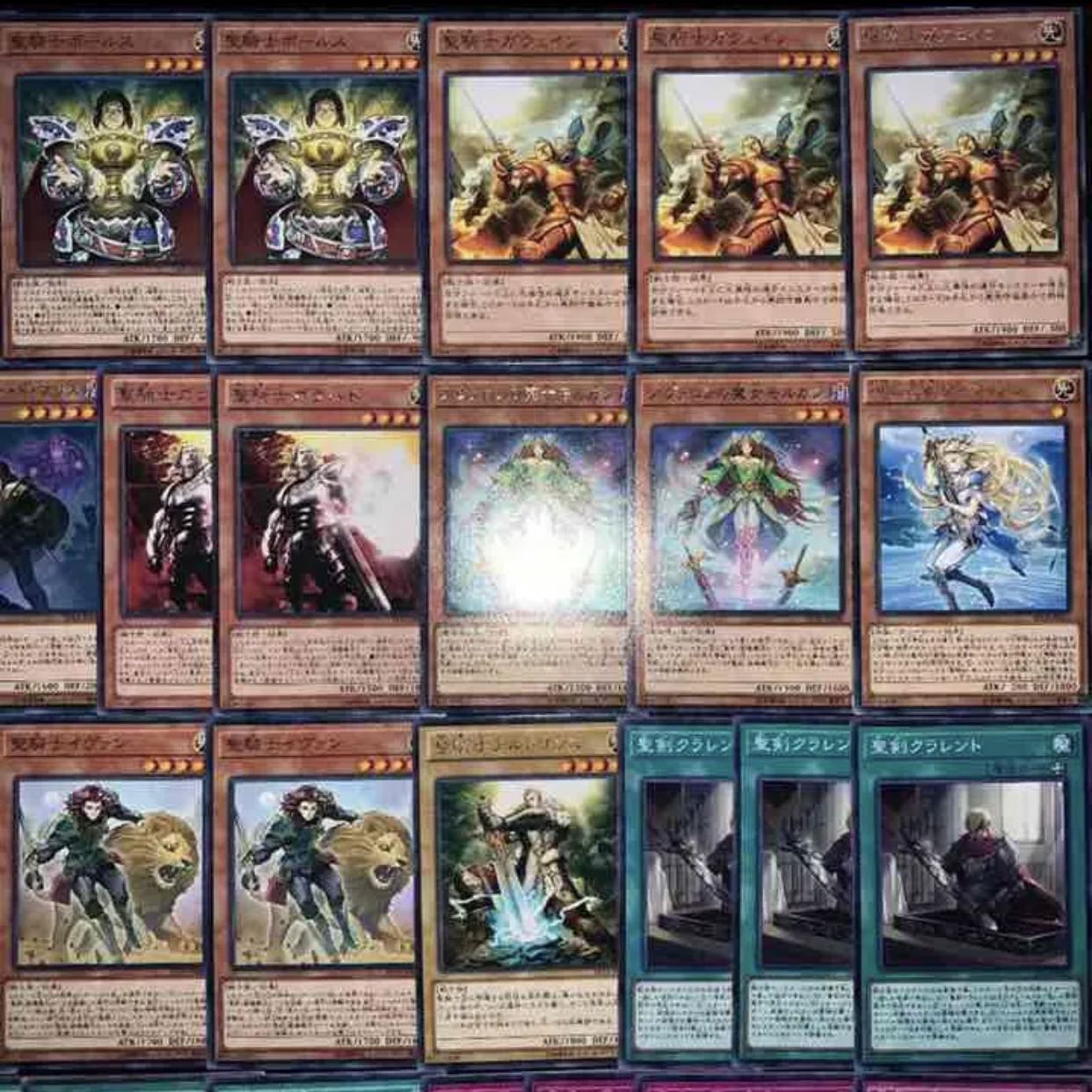 遊戯王　ガチ構築！！聖騎士デッキ40枚+EX15枚