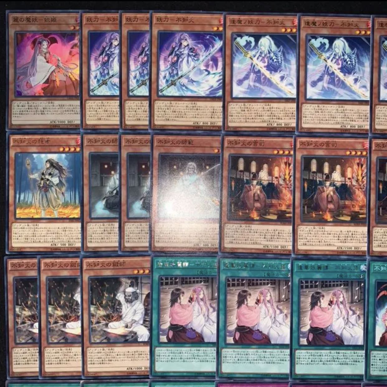 遊戯王　ガチ構築！！不知火デッキ40枚+EX15枚B