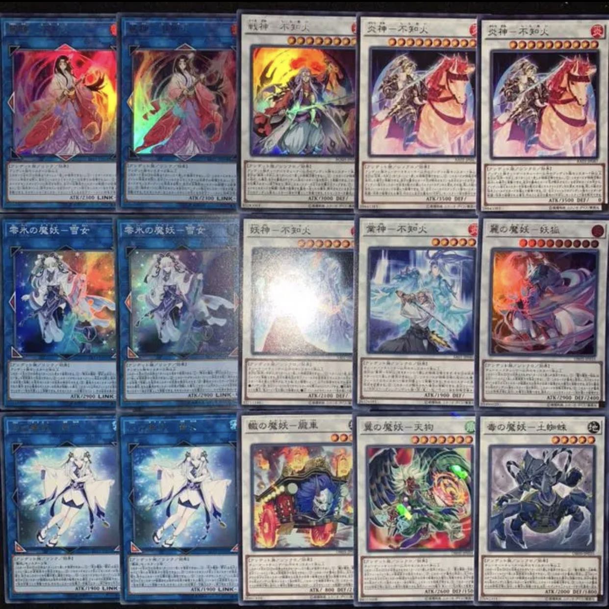 遊戯王　ガチ構築！！不知火デッキ40枚+EX15枚B