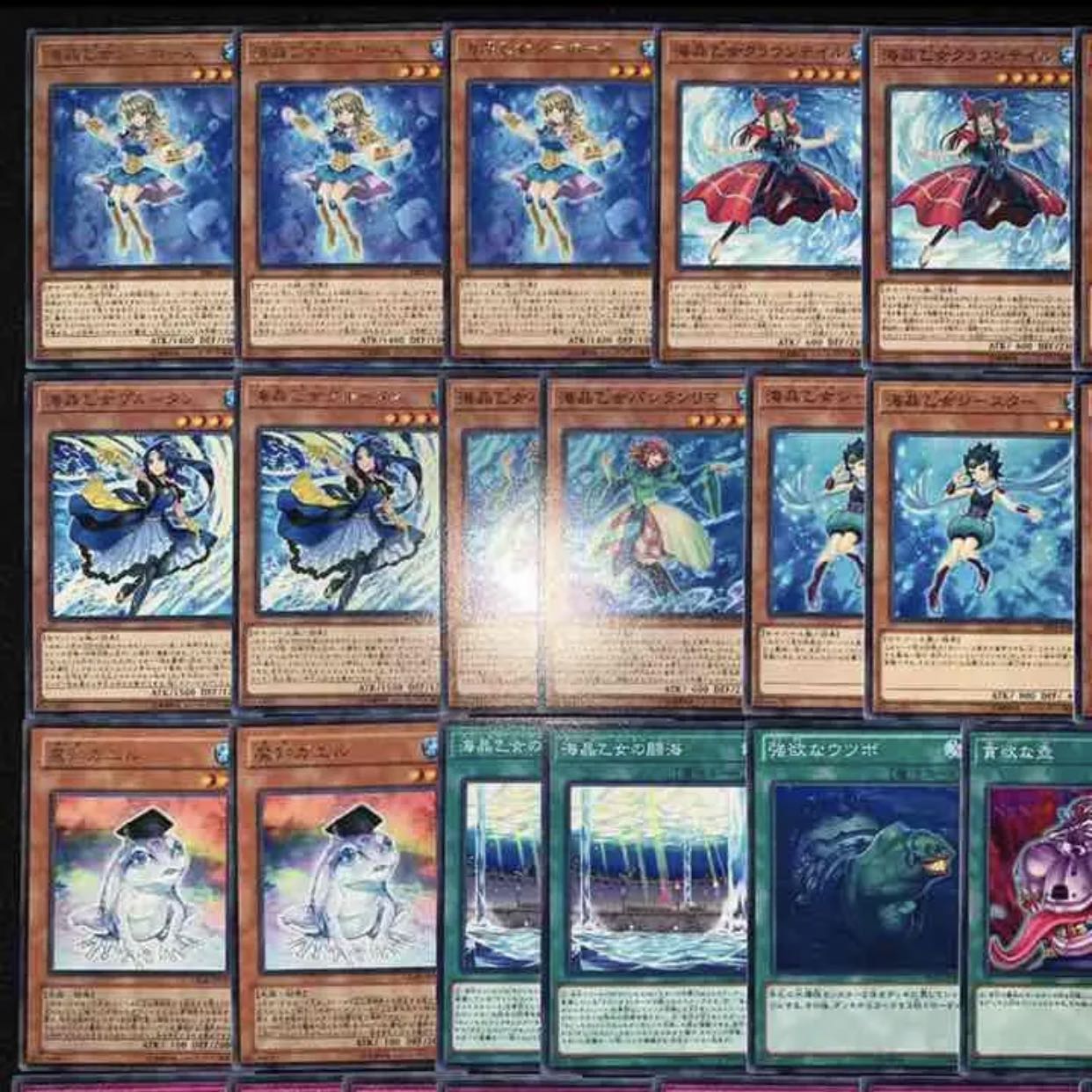 遊戯王　ガチ構築！！マリンセスデッキ40枚+EX15枚