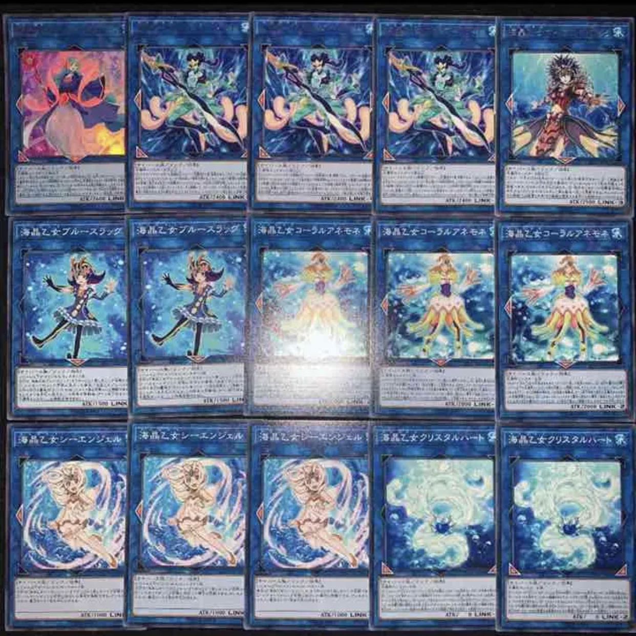 遊戯王　ガチ構築！！マリンセスデッキ40枚+EX15枚