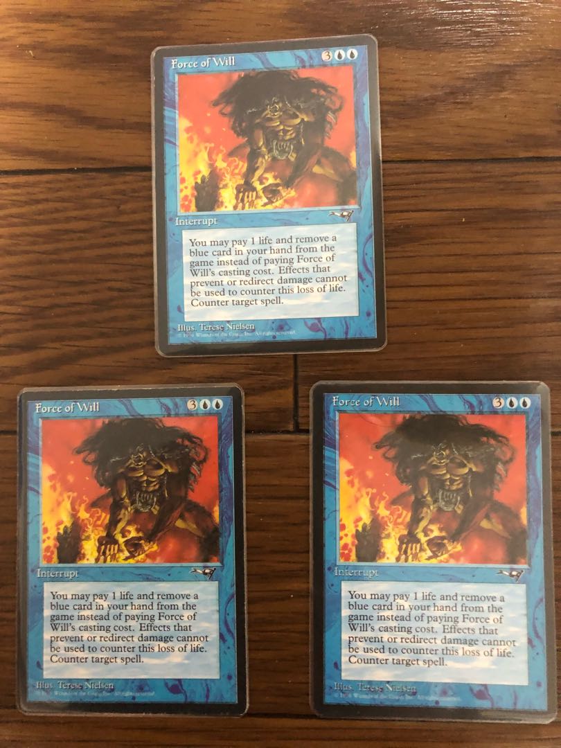 あきお様専用 force of will アライアンス版 三枚セット