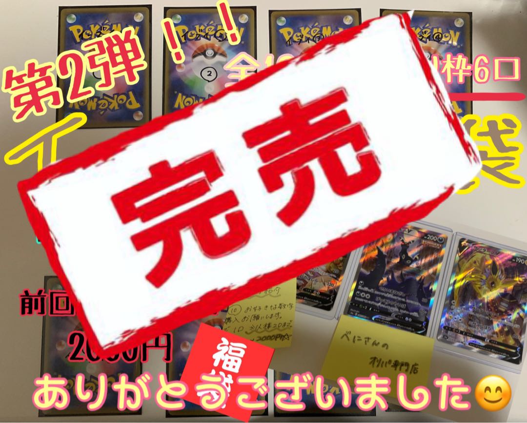 【注文用】第2弾!!イーブイ福袋 完売