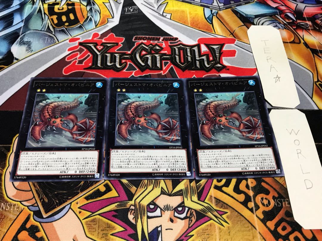 バージェストマ・オパビニア レア 3枚セット てら