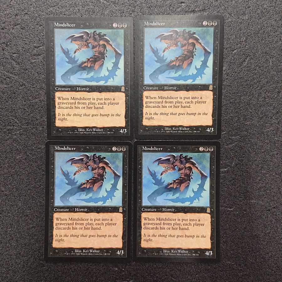 MTG Mindslicer English [ODY] Set of 4