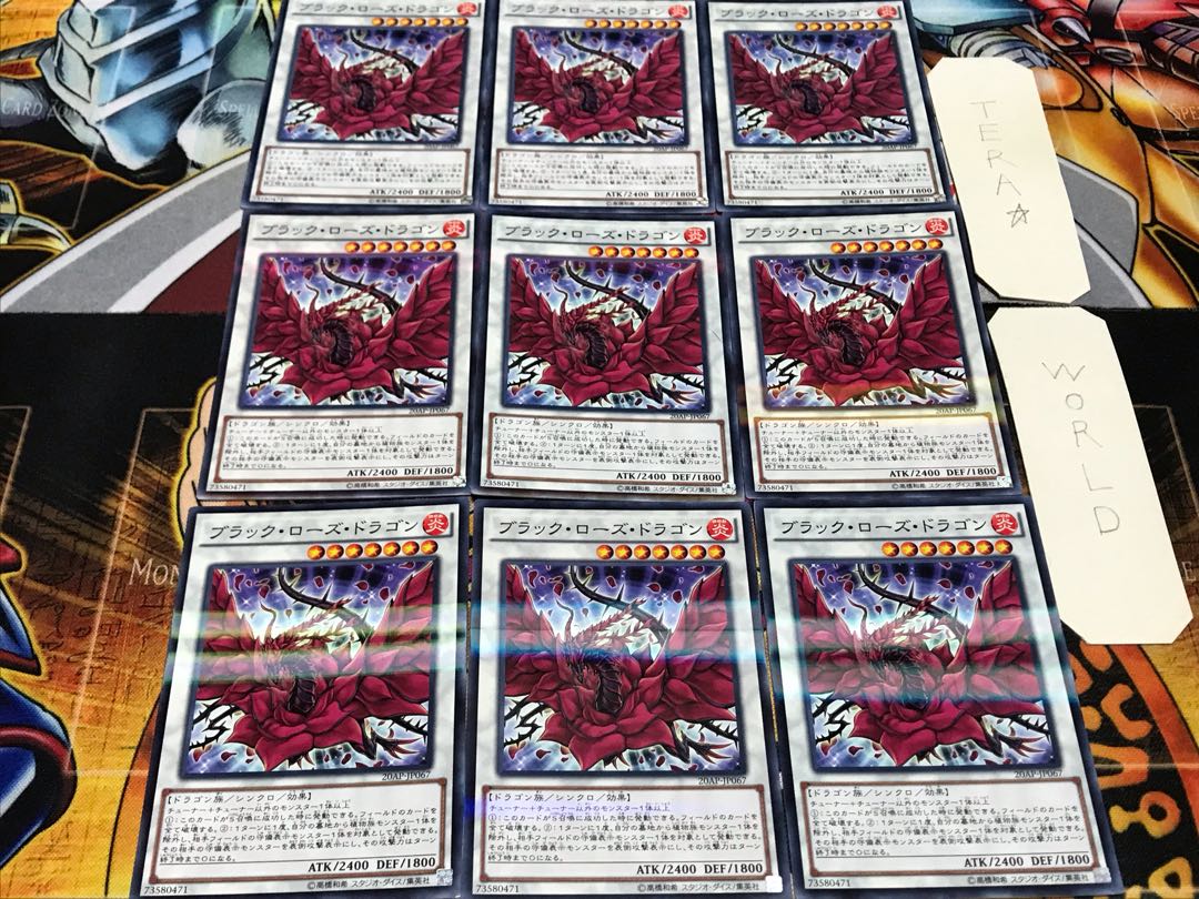ブラック・ローズ・ドラゴン ノーマルパラレル 9枚セット てら