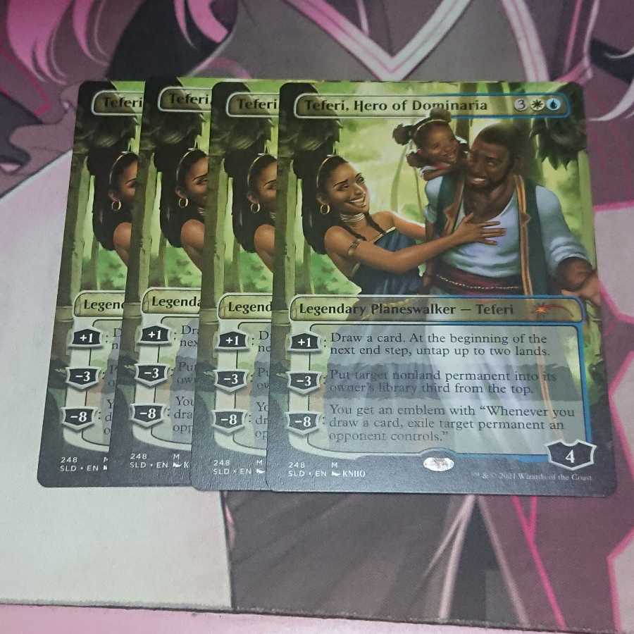 ドミナリアの英雄、テフェリー secret lair 4枚
