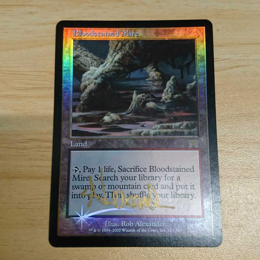 mtg ONS 血染めのぬかるみ 英 foil サインド