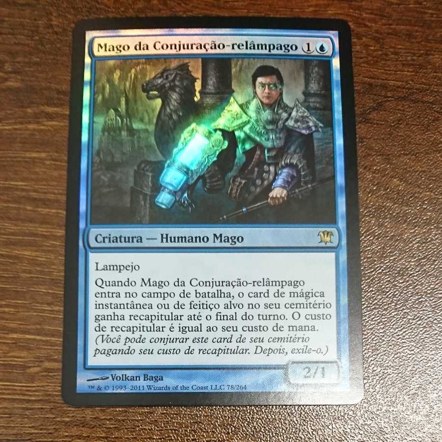 Set of 2 mtg ISD Snapcaster Mage Portugal foil