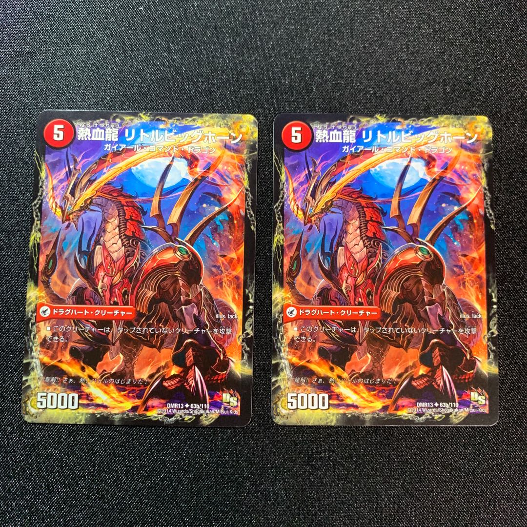 熱血剣 グリージーホーン|熱血龍 リトルビッグホーン 2枚セット