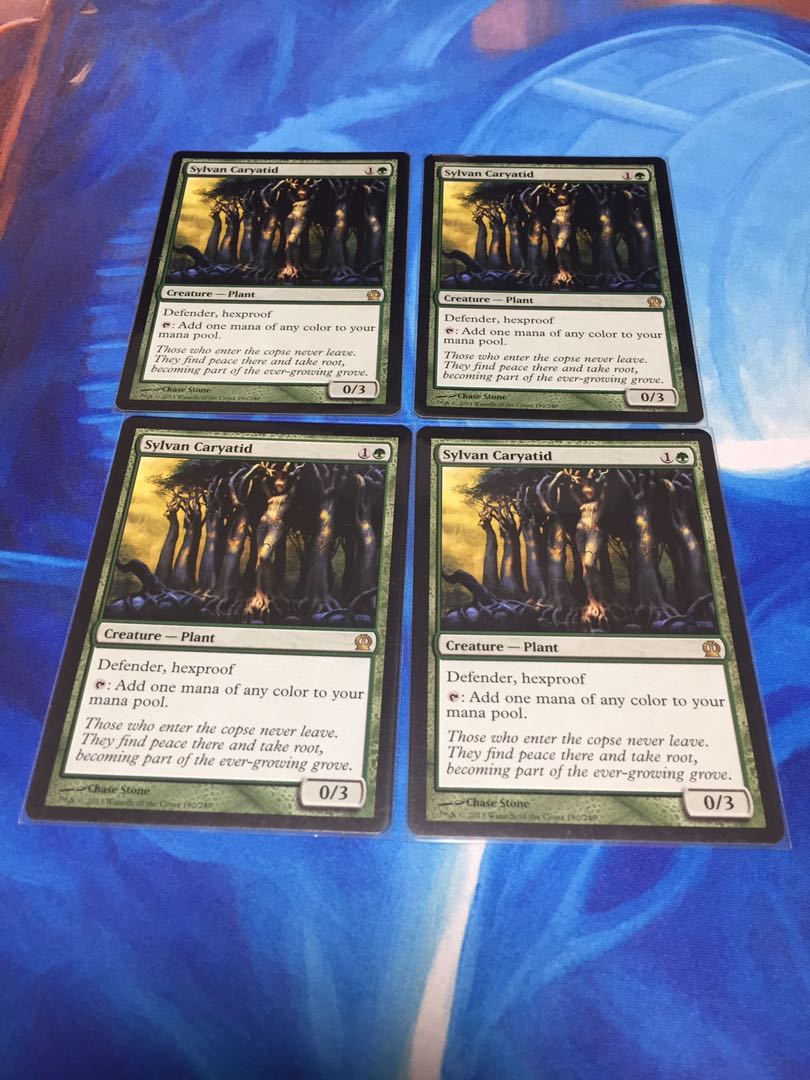 mtg 森の女人像 英 4枚セット