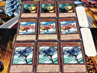 エアーマン バーグ 速攻のかかし ノーマル 各3枚セット まとめ