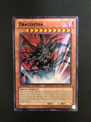 複数同時購入送料値引　遊戯王　トラゴエディア　黒文字　字レア　海外　英語版