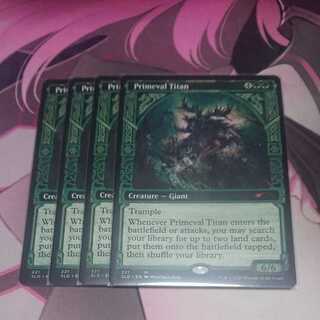 原始のタイタン secret lair 4枚