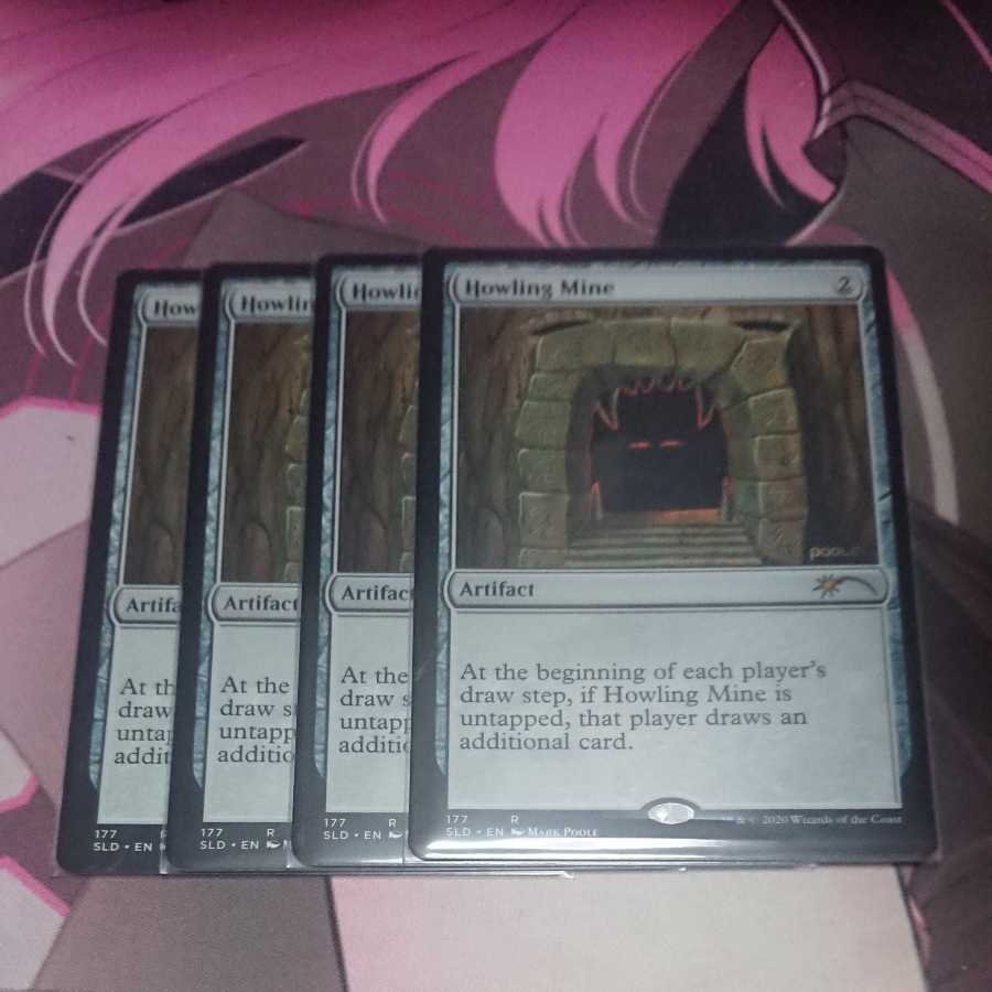 Howling Mine secret lair 4 sheets