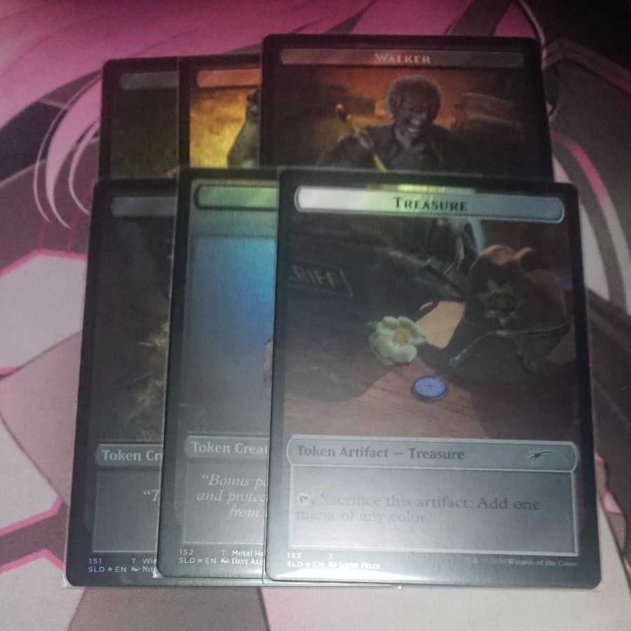 The Walking Dead Tokens, set of 6