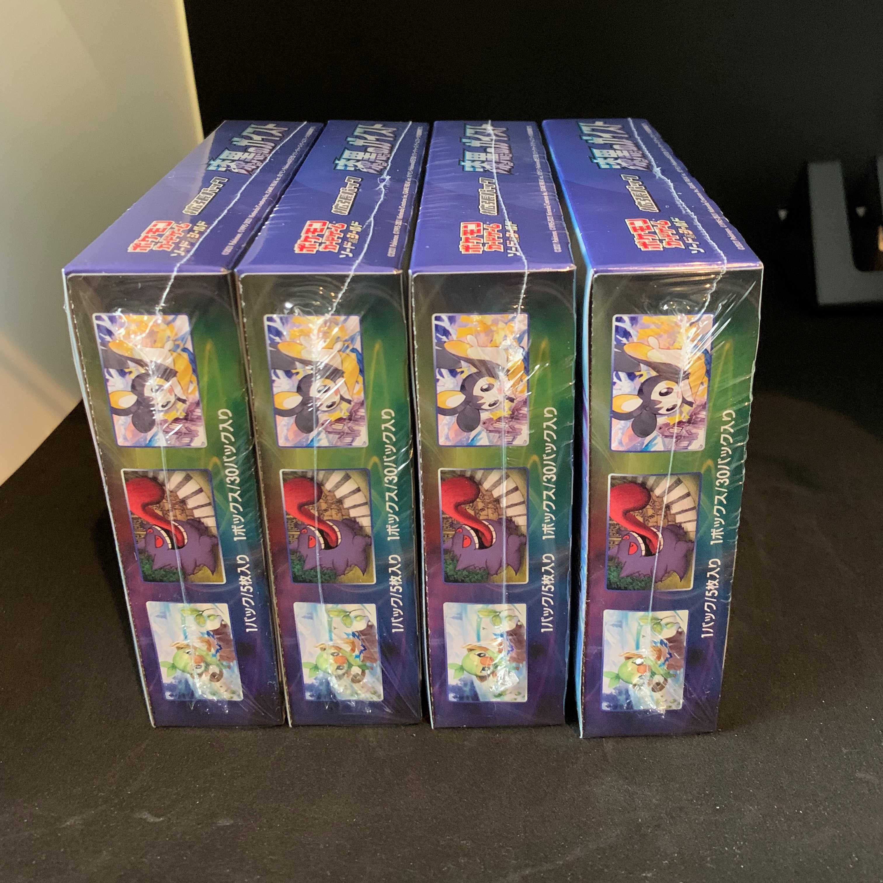 ポケモンカード 漆黒のガイスト 4BOX　シュリンク付き