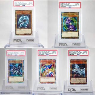 Yu-Gi-Oh! 20th Secret, all PSA10, 5 cards set.