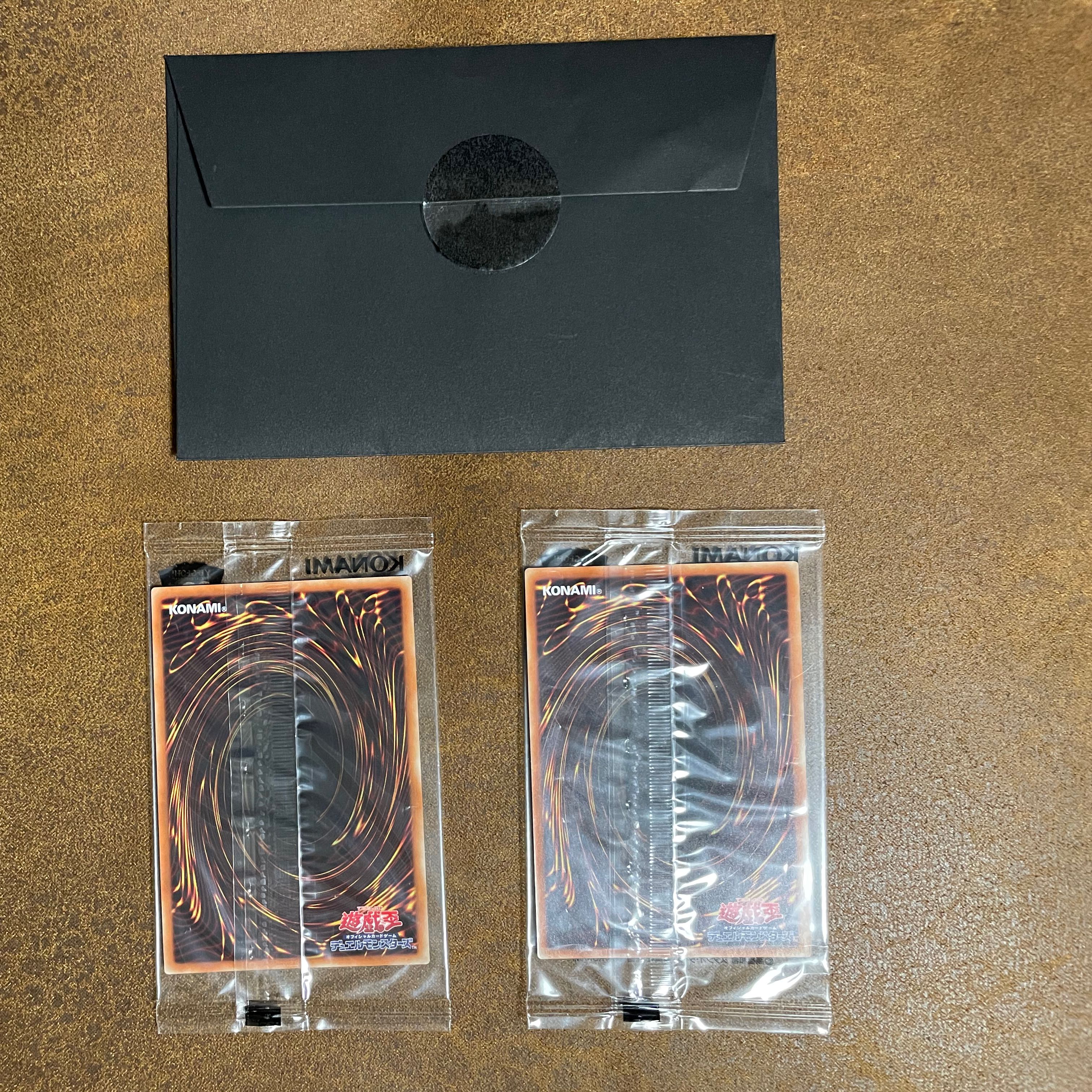 遊戯王 WCS2018 黒封筒 ＆ 青眼の白龍　 ＆ ブラックマジシャン　1 1BOX