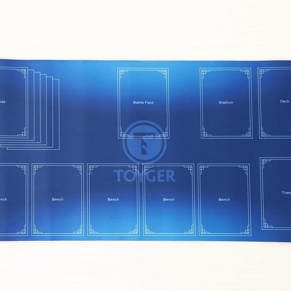 TOYGER コンパクトプレイマット ブルー TYPE:2 ポーチ付属の通販