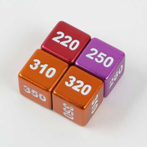 TOYGER ダメージダイス プレミアム 金属製 拡張セット 4個入り 新品