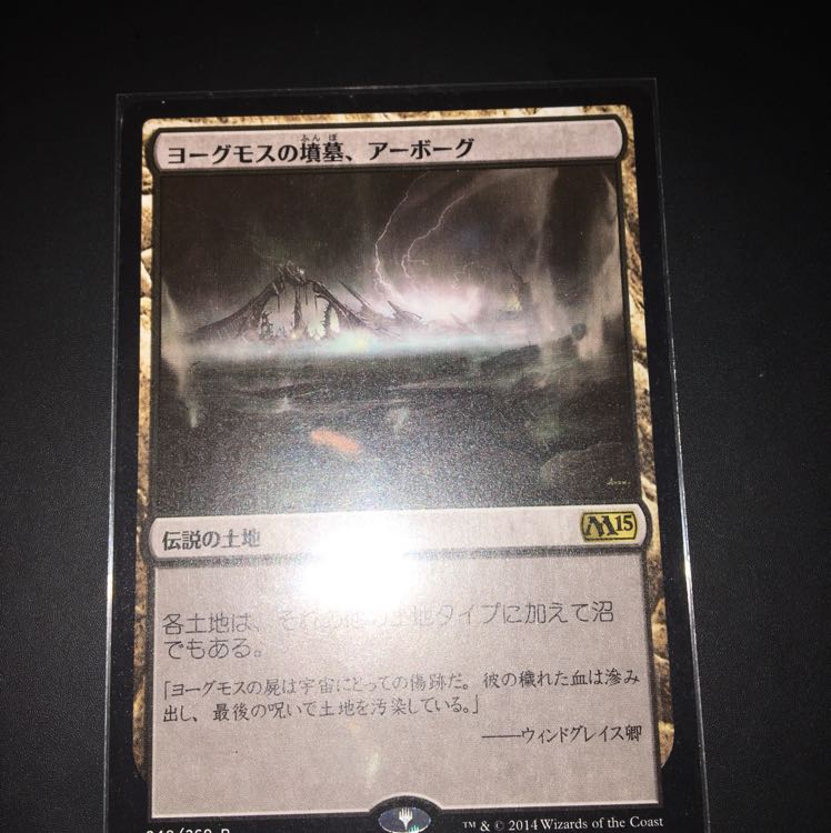 ヨーグモスの墳墓、アーボーグ ２枚