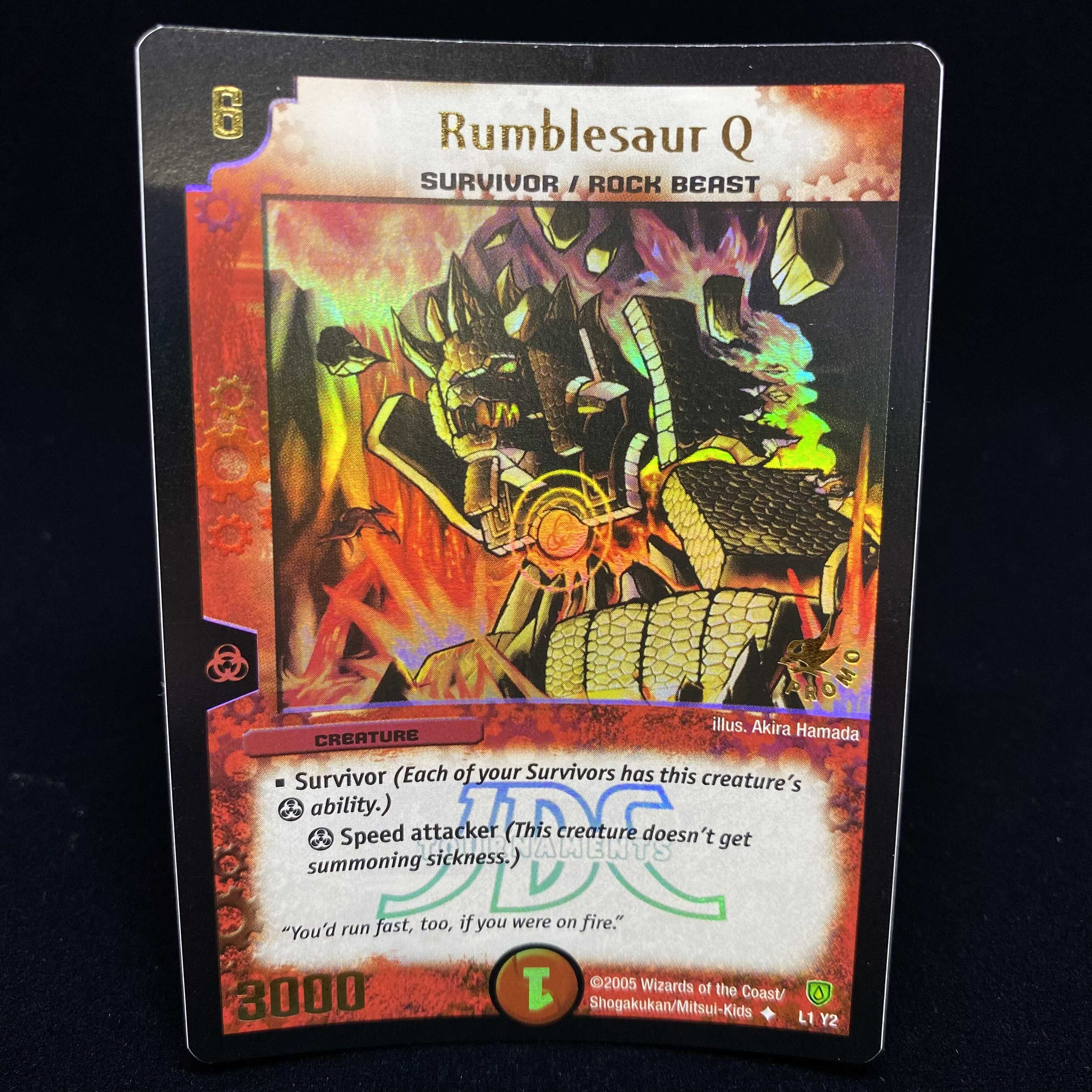 English version Rumblesaur Q JDC promo