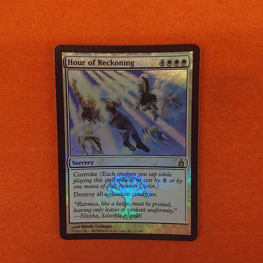 MTG Hour of Reckoning English foil [RAV