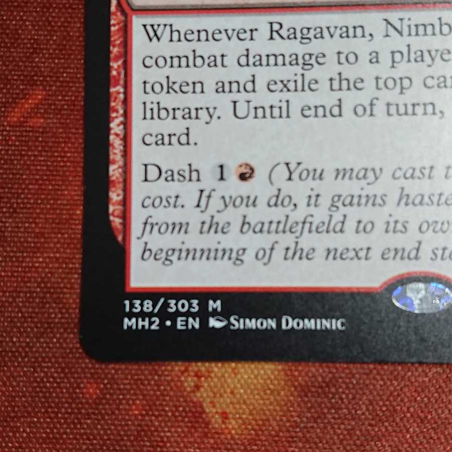 敏捷なこそ泥、ラガバン 神話レア 英語