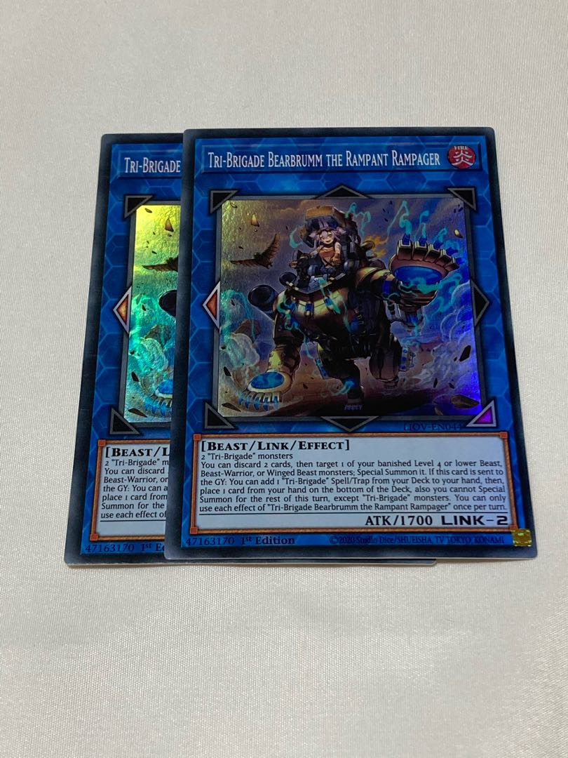 Tri-Brigade Bearbrumm the Rampant Rampager English EU edition 2 copies