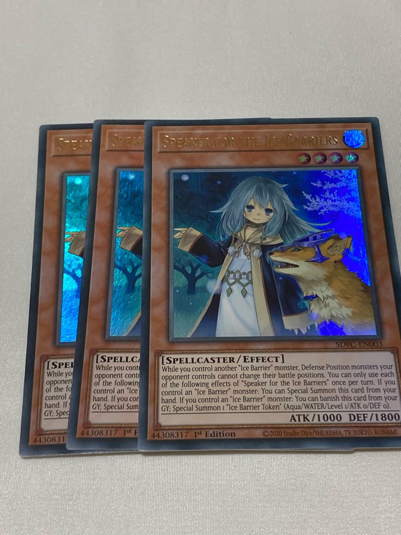 Speaker for the Ice Barriers English EU edition 3 copies