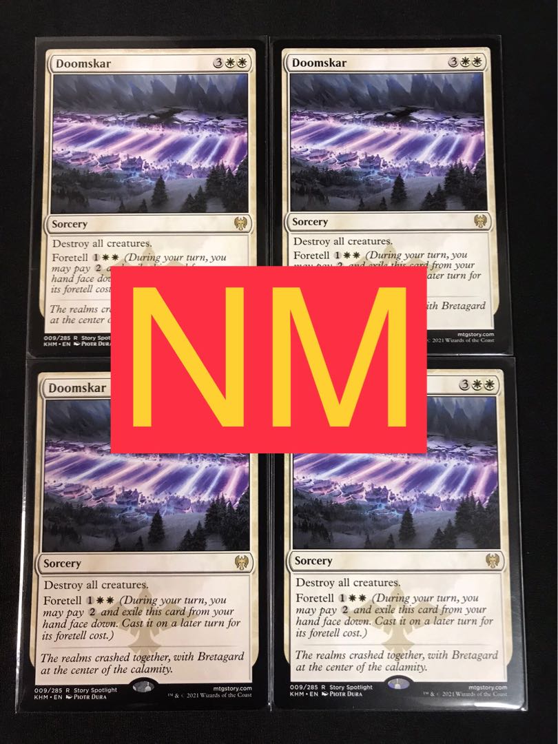 ドゥームスカール/Doomskar 英語4枚 ニアミント