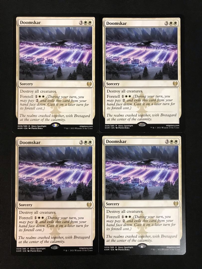 ドゥームスカール/Doomskar 英語4枚 ニアミント