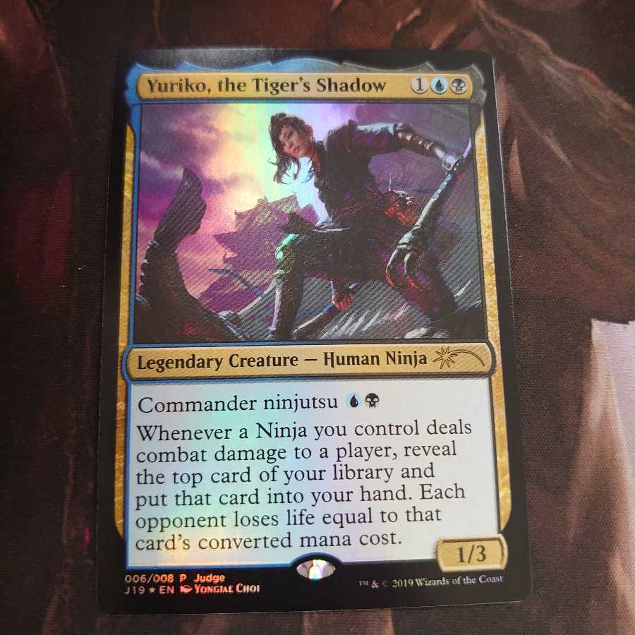 虎の影、百合子 ジャッジ褒賞 Foil 2枚セット