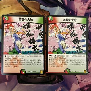 蒼龍の大地　2枚