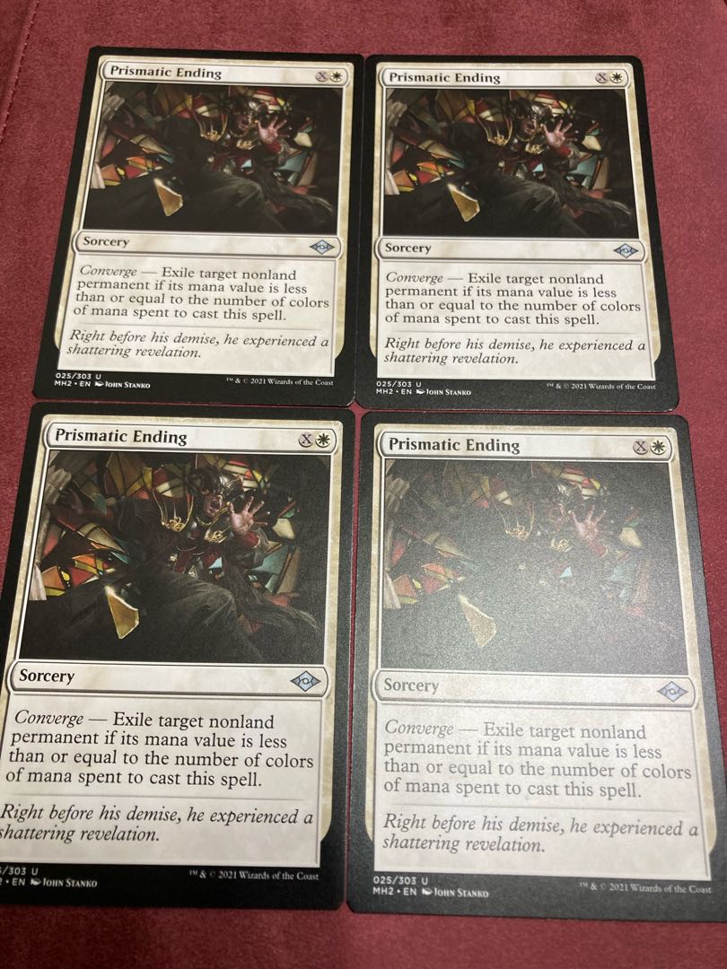 虹色の終焉　英語　4枚セット